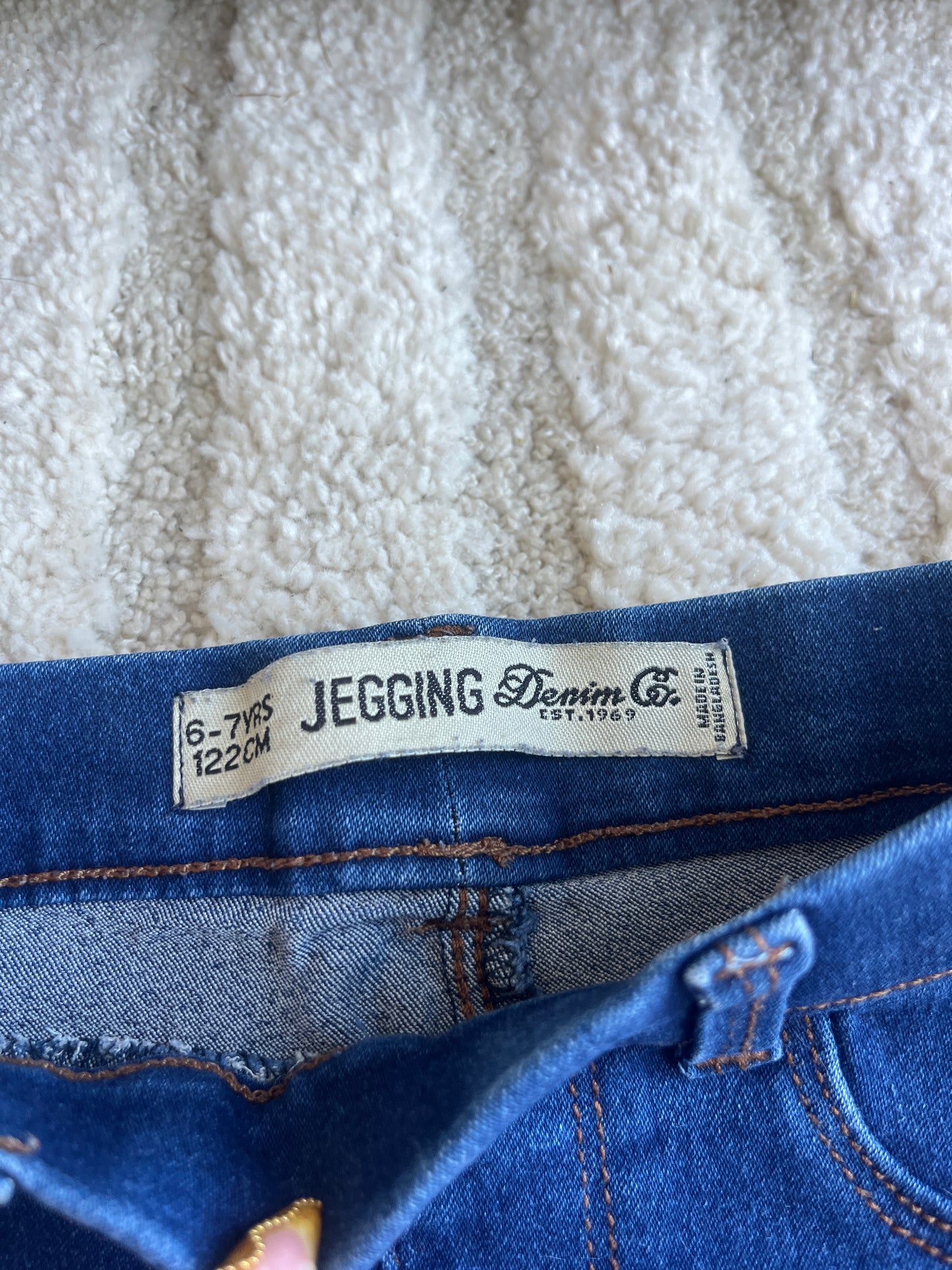 Jegging bleu Denim&Co - 6/7 ans (122 cm)