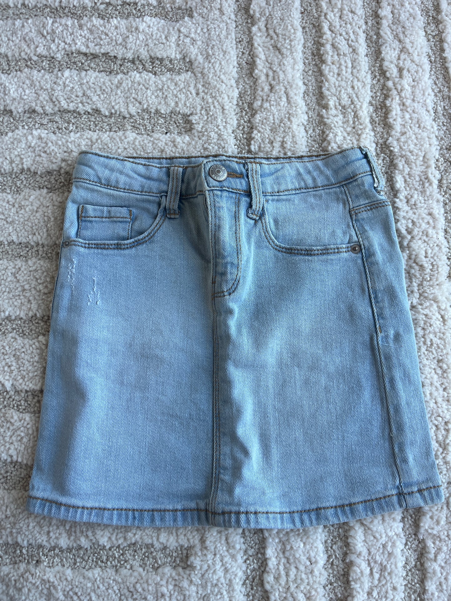 Jupe en jean bleu clair - 6 ans