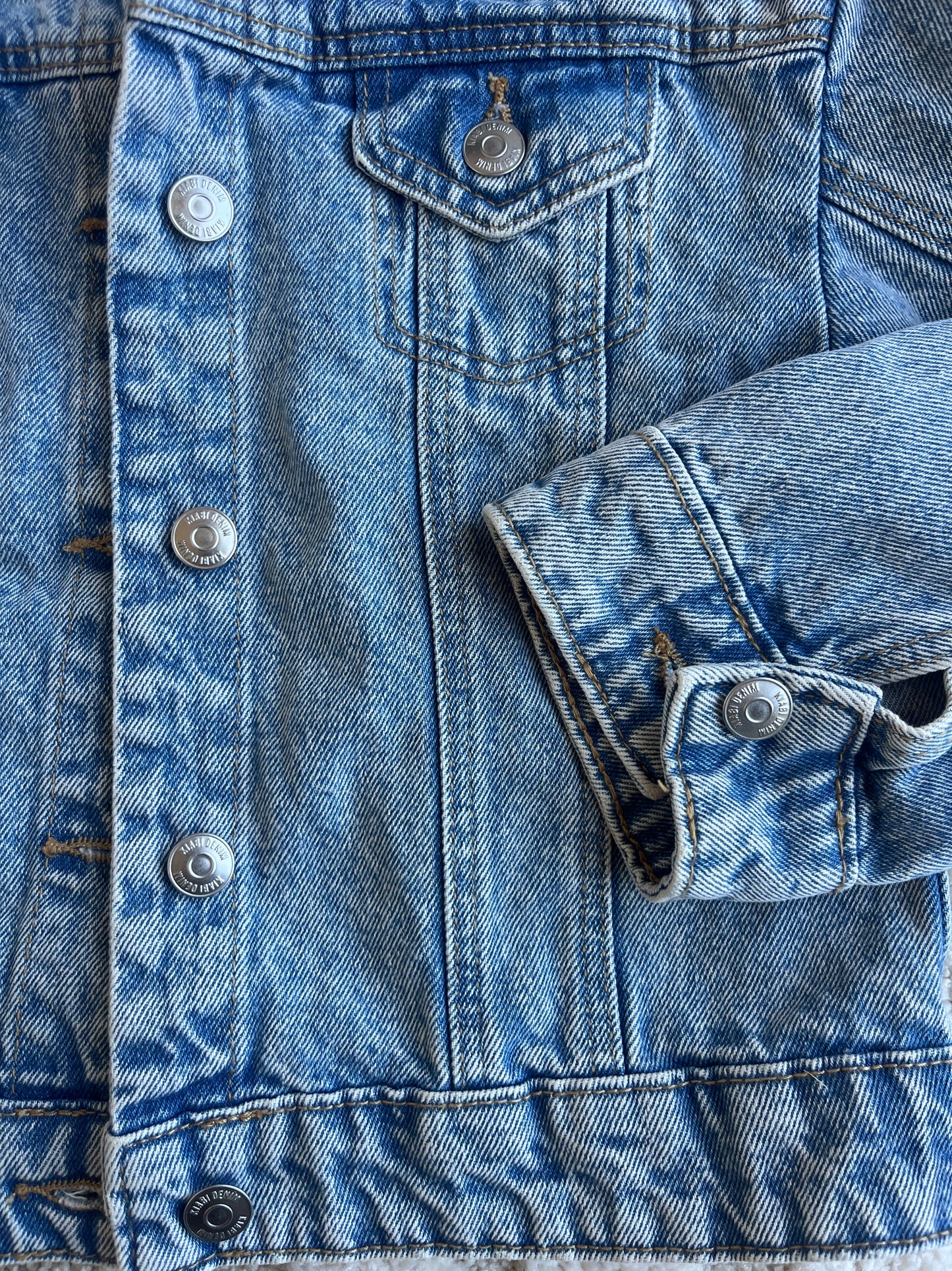 Veste en jean bleu clair Kiabi - 6 ans