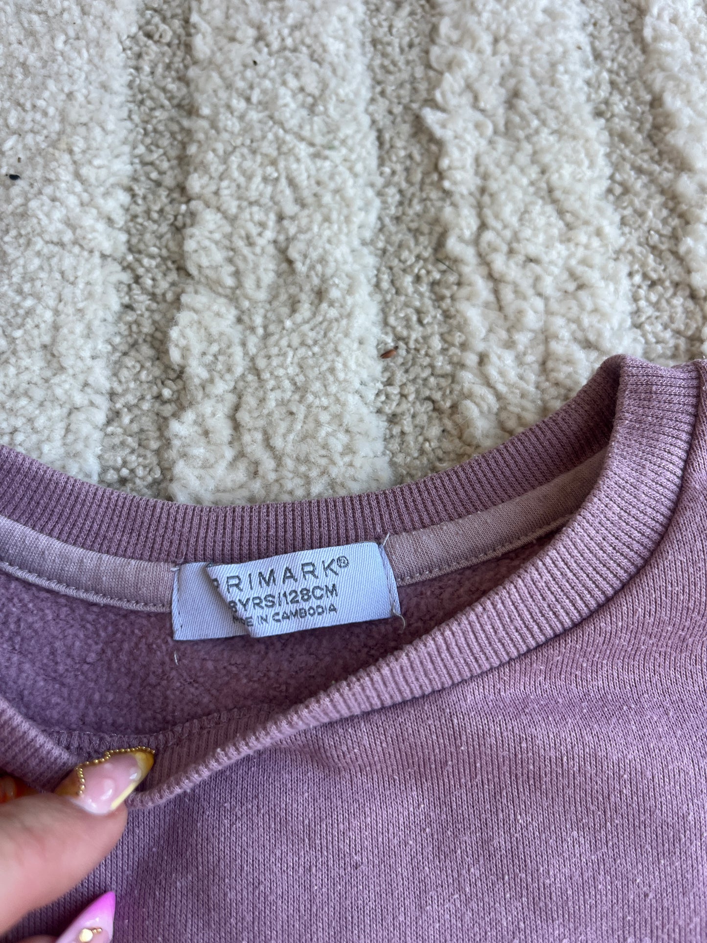 Sweat à manches longues rose « follow your dreams » - 7/8 ans (128 cm)