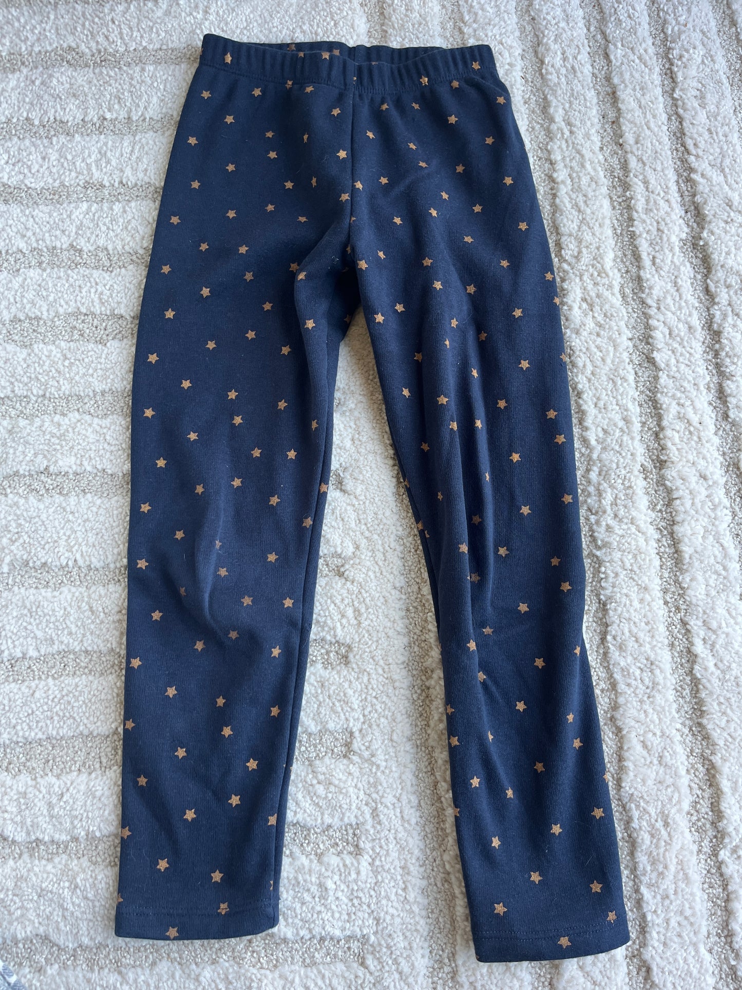Legging bleu motifs étoiles dorées - 8 ans