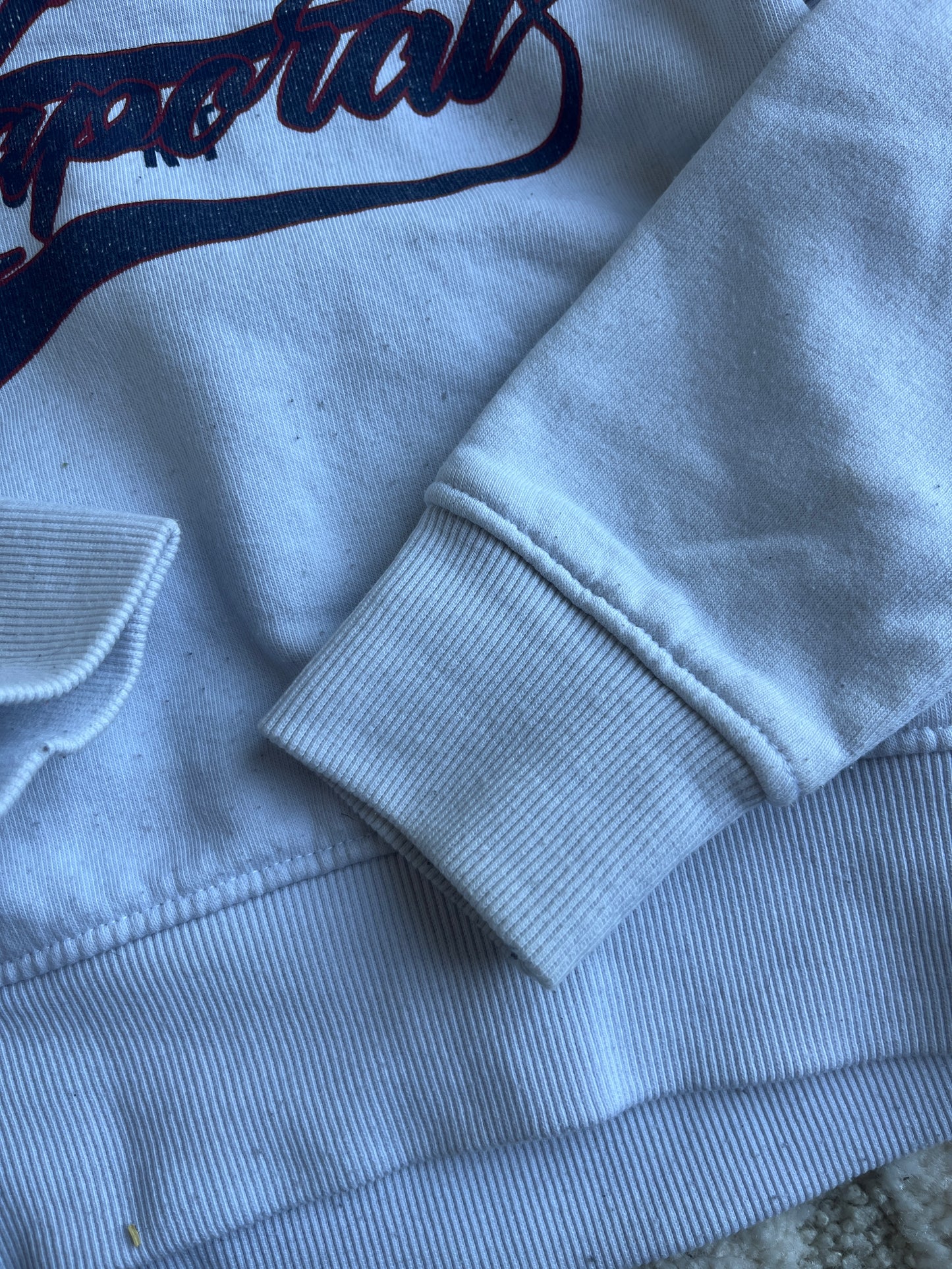 Sweat à capuche et manches longues blanc Kaporal - 8 ans