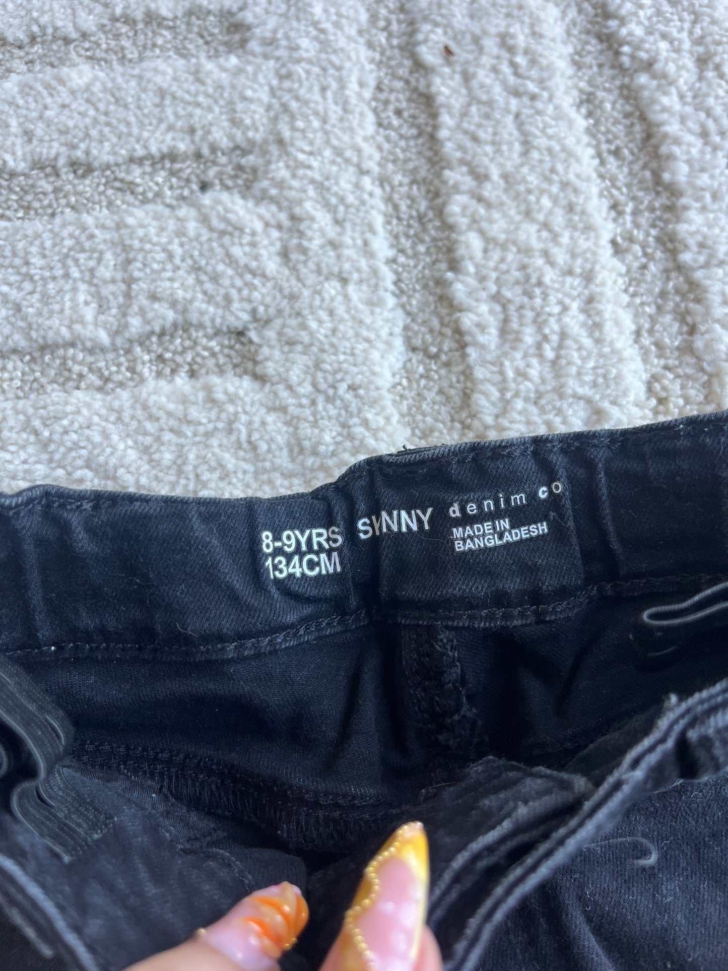 Jean noir skinny Primark - 8/9 ans