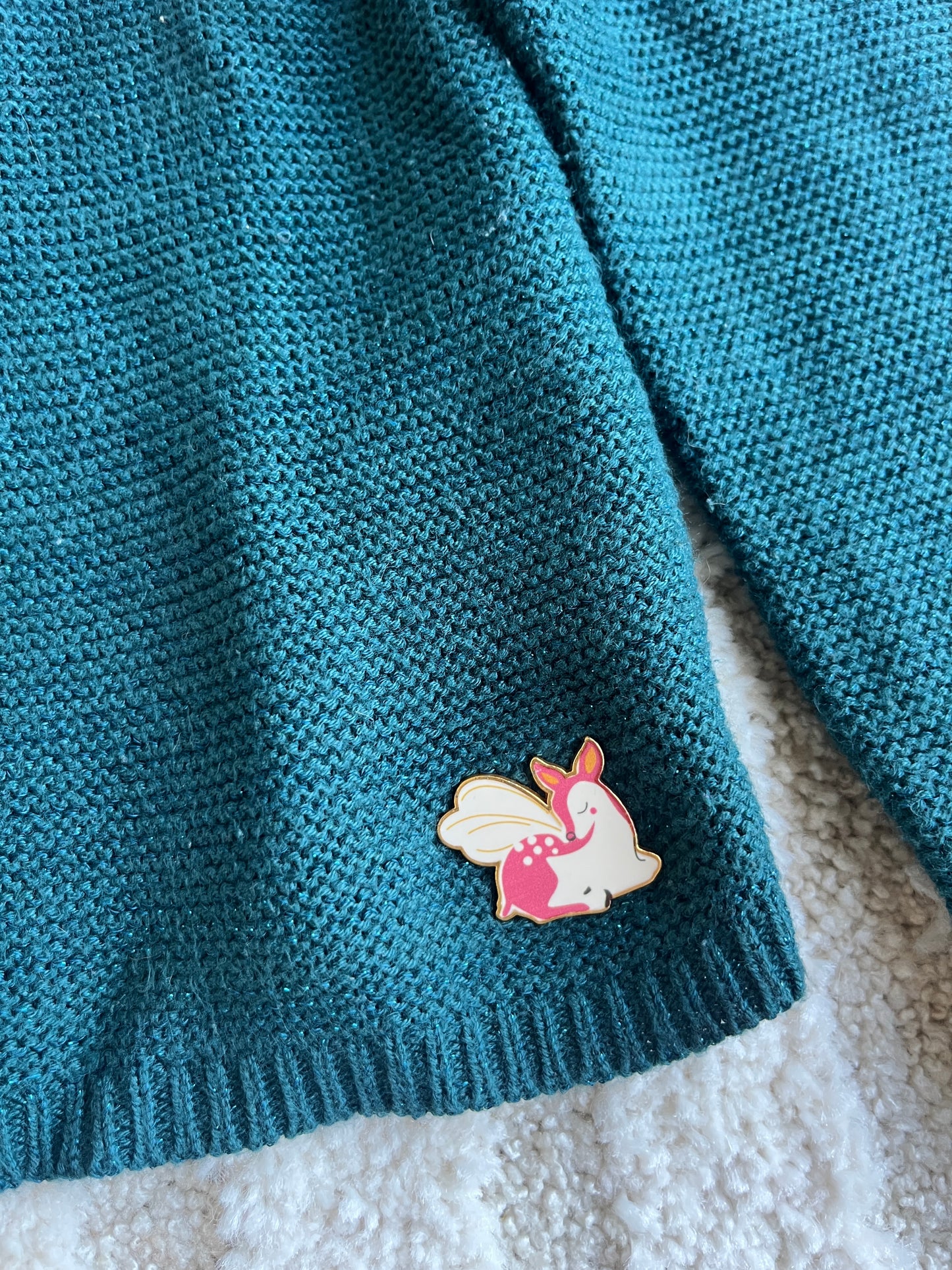 Pull en maille à manches longues bleu canard Sergent Major - 9 ans