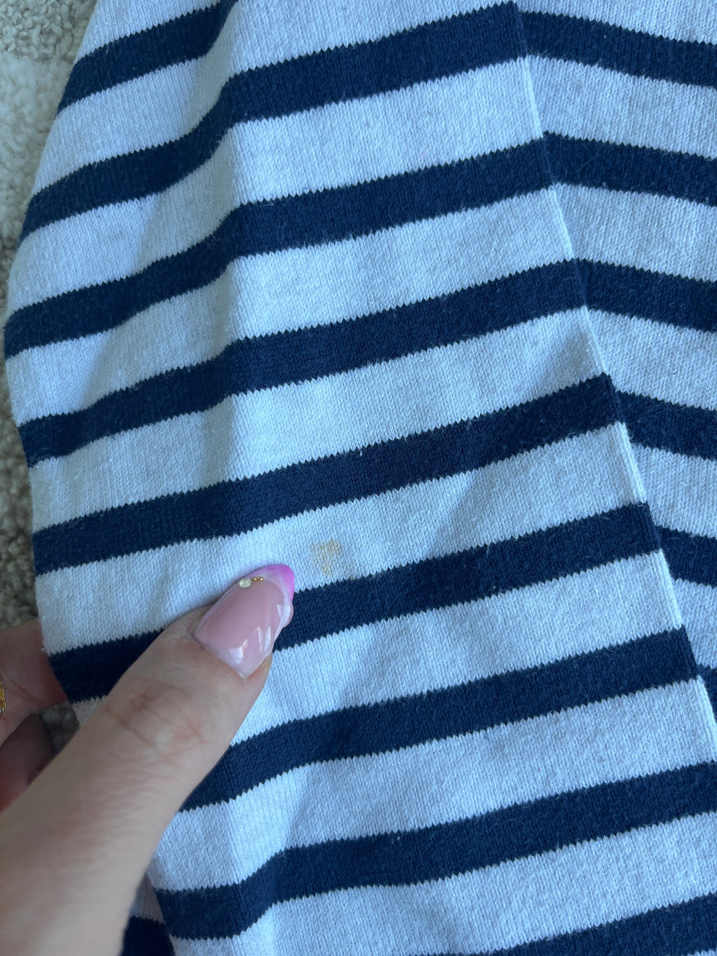 Pull à manches longues rayé « bohème » TAO - 10 ans