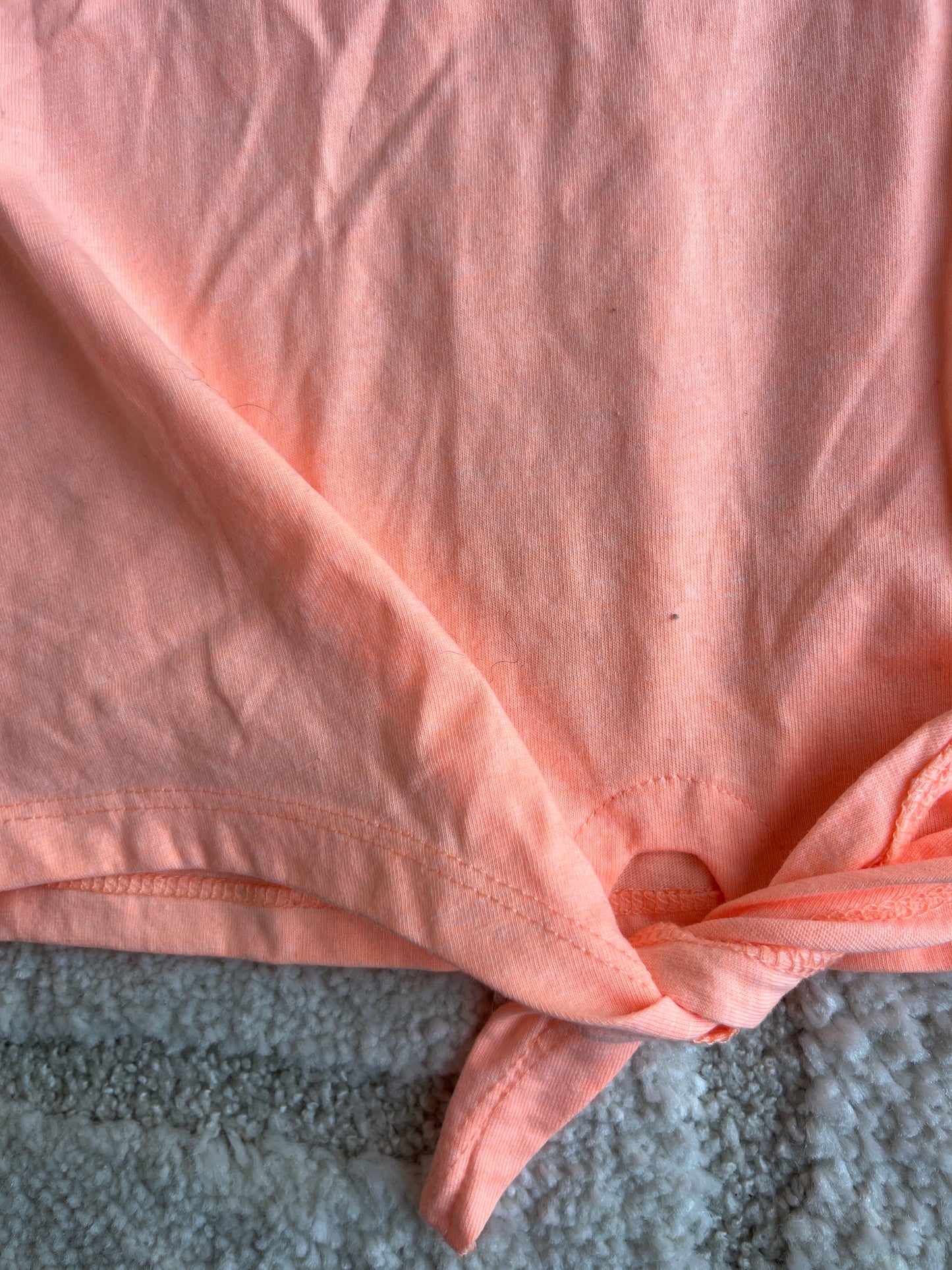 Débardeur orange fluo Vaïana - 10 ans