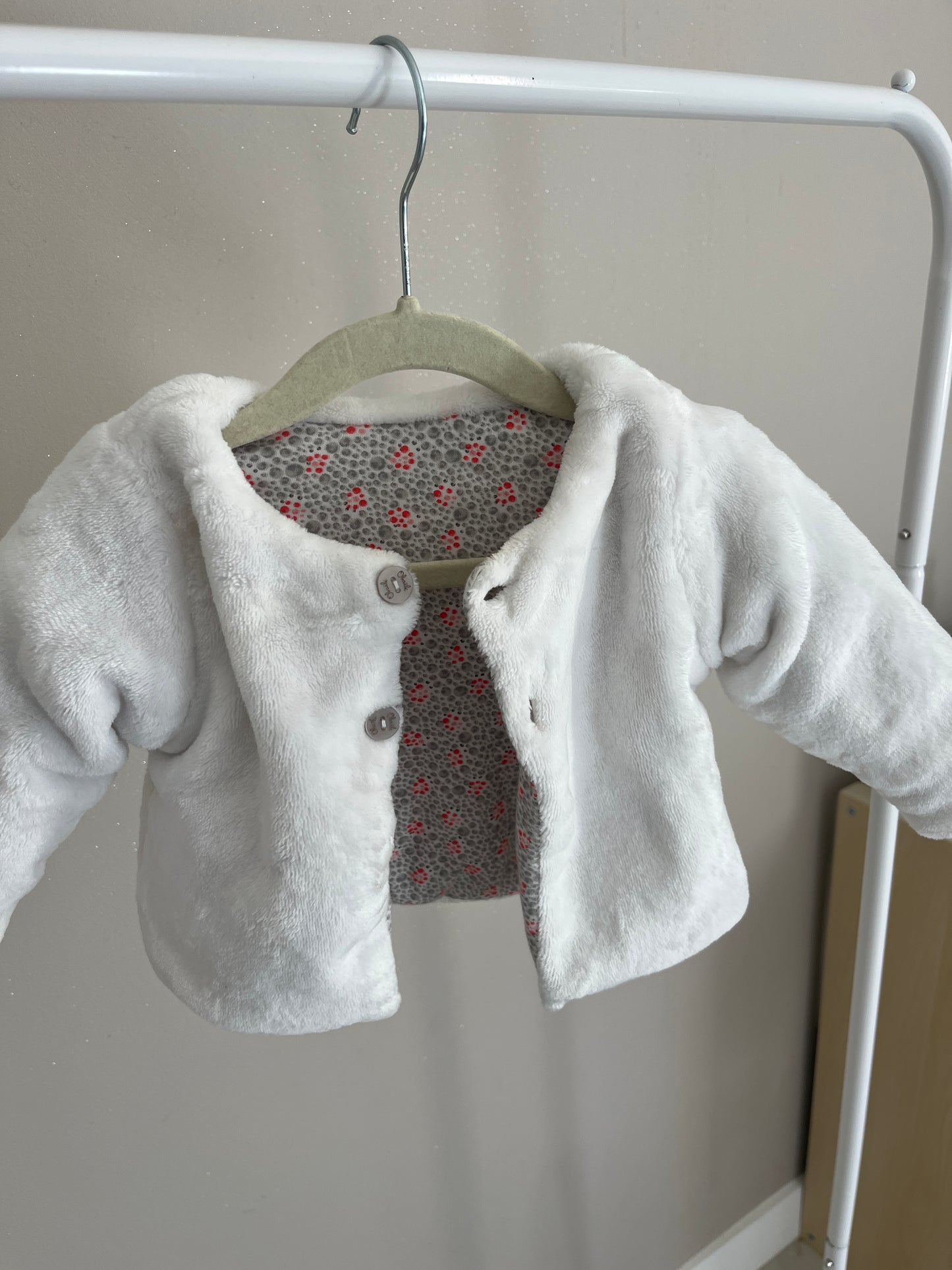 Veste à manches longues réversible Obaïbi - 6 mois