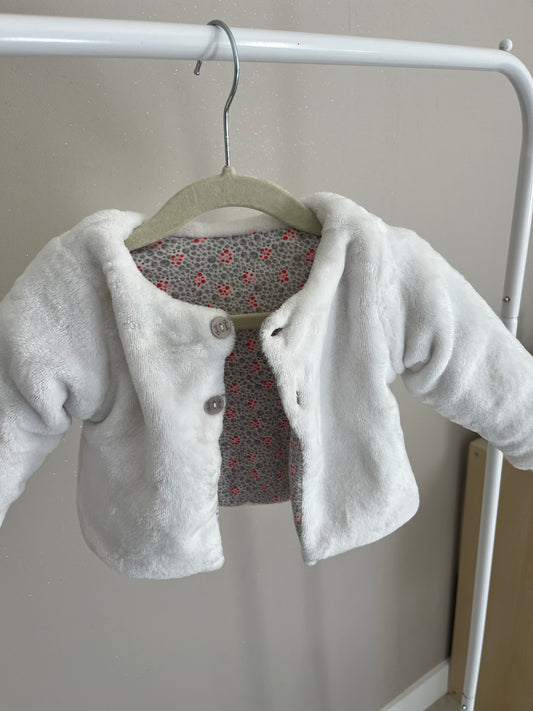 Veste à manches longues réversible Obaïbi - 6 mois