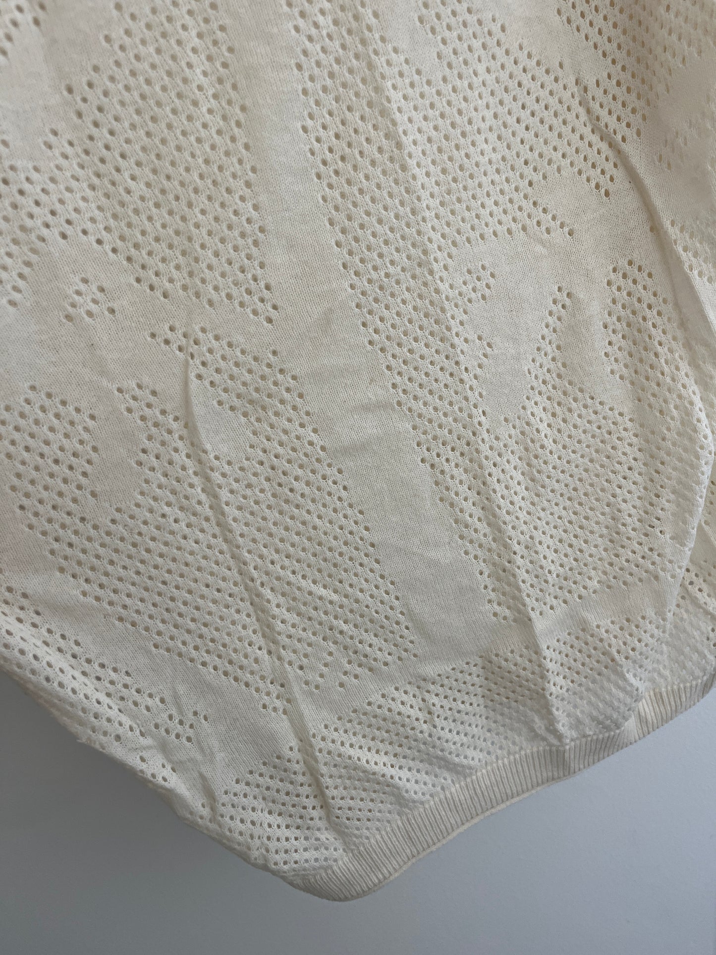 Blouse légère beige à manches retroussées avec broderies RipCurl - S