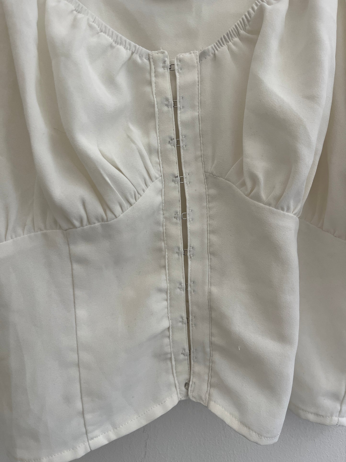 Crop top type « bustier » blanc Pimkie - XS