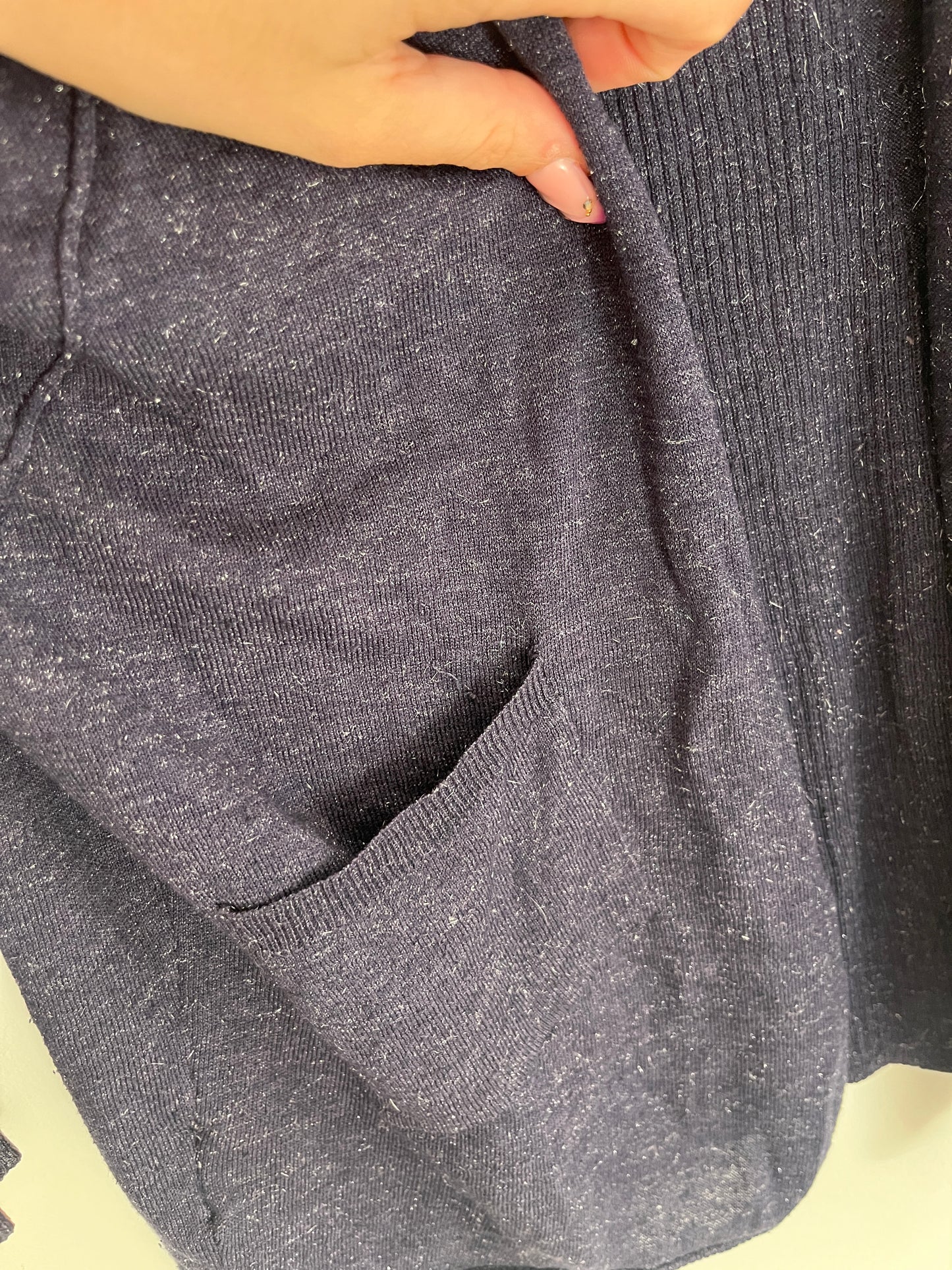 Gilet à manches longues violet pailleté Promod - XS