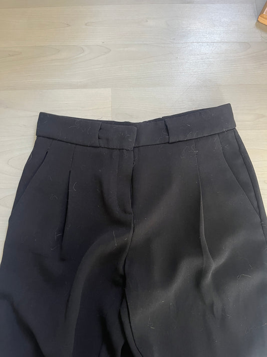 Pantalon habillé noir effet ceinturé Mango - XS