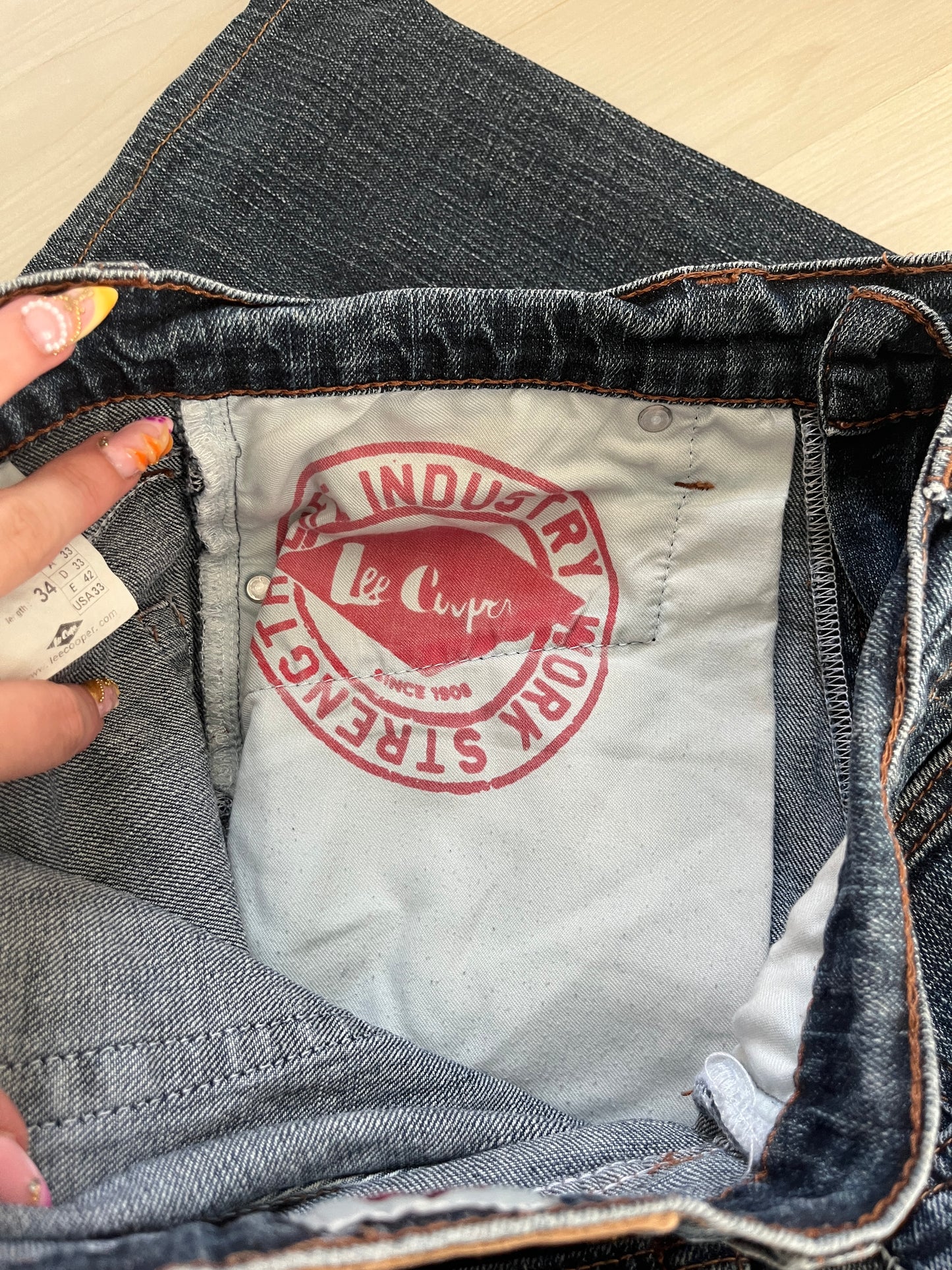 Jean bleu effet délavé Lee Cooper - 42