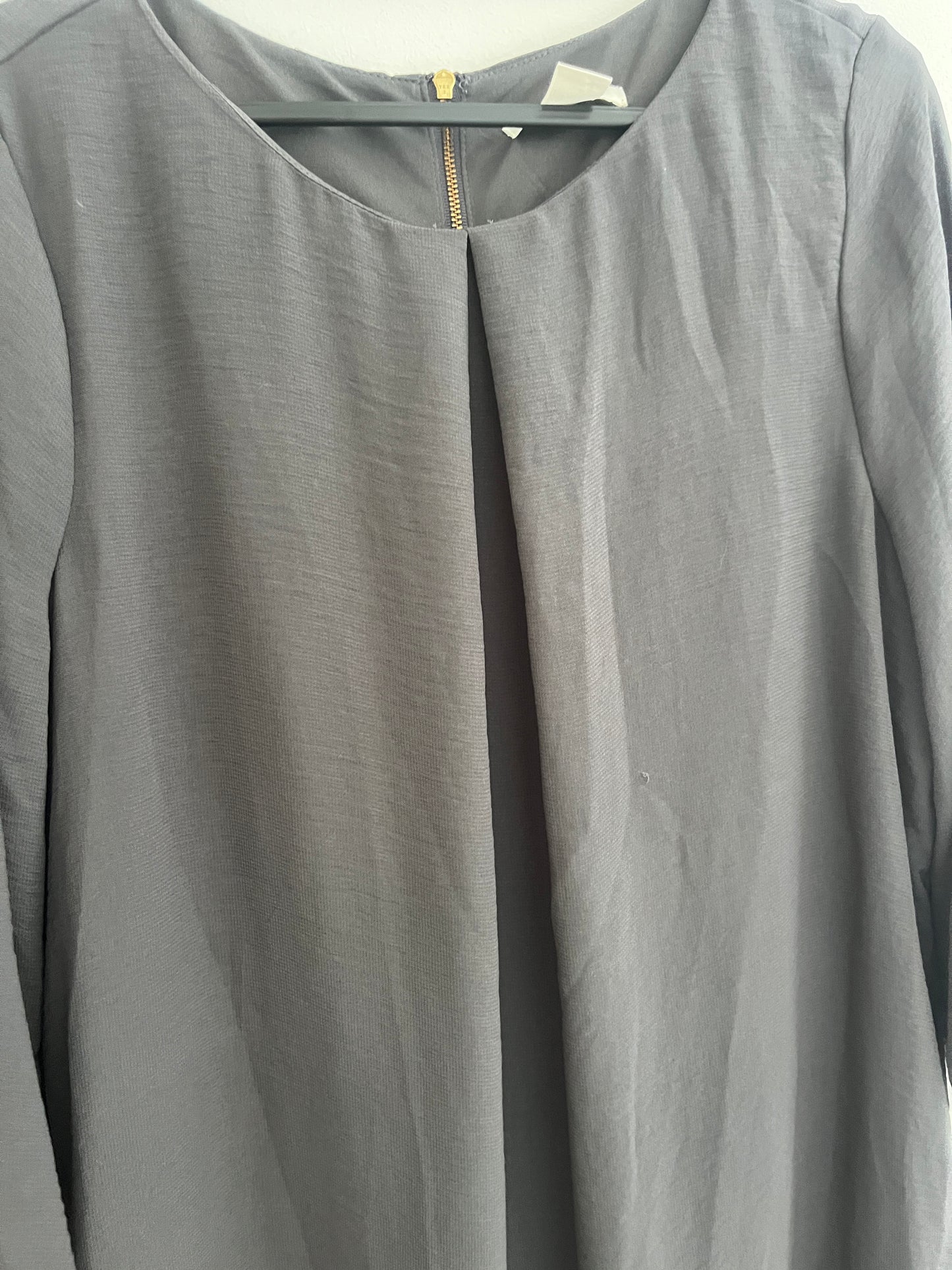 Robe mi-longue grise fluide H&M - 40