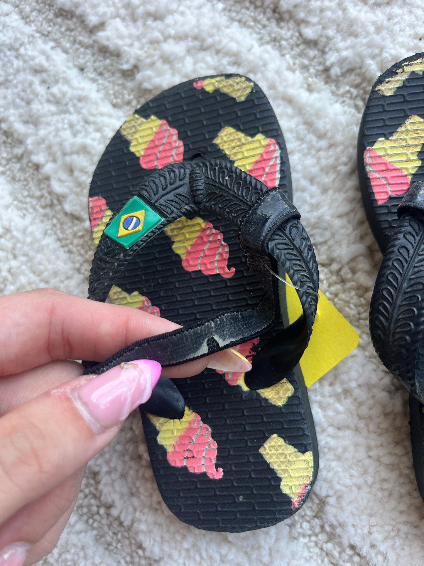 Paire de sandales été motifs glaces - Pointure 22/23