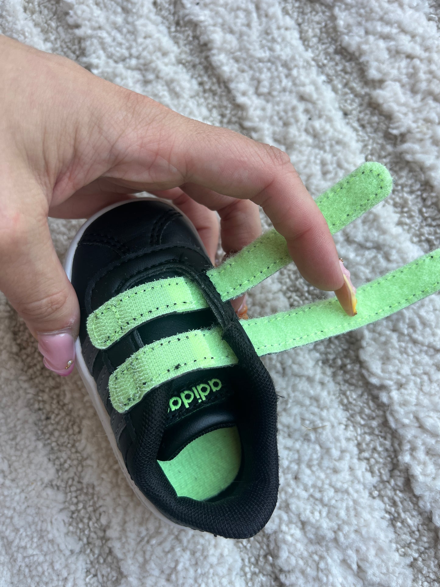 Paire de baskets Adidas VL Court 2.0 bébé - Pointure 18