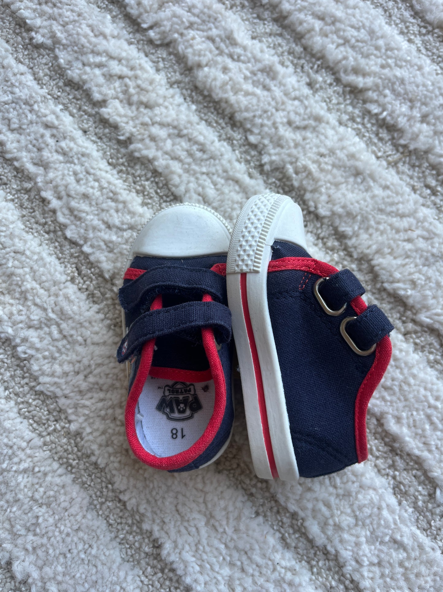 Paire de baskets en tissu Pat Patrouille - Pointure 18