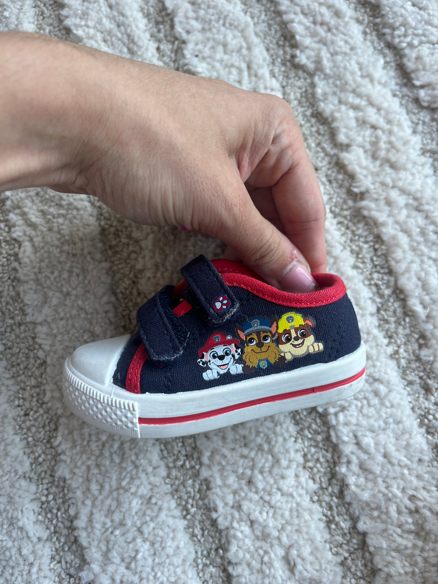 Paire de baskets en tissu Pat Patrouille - Pointure 18