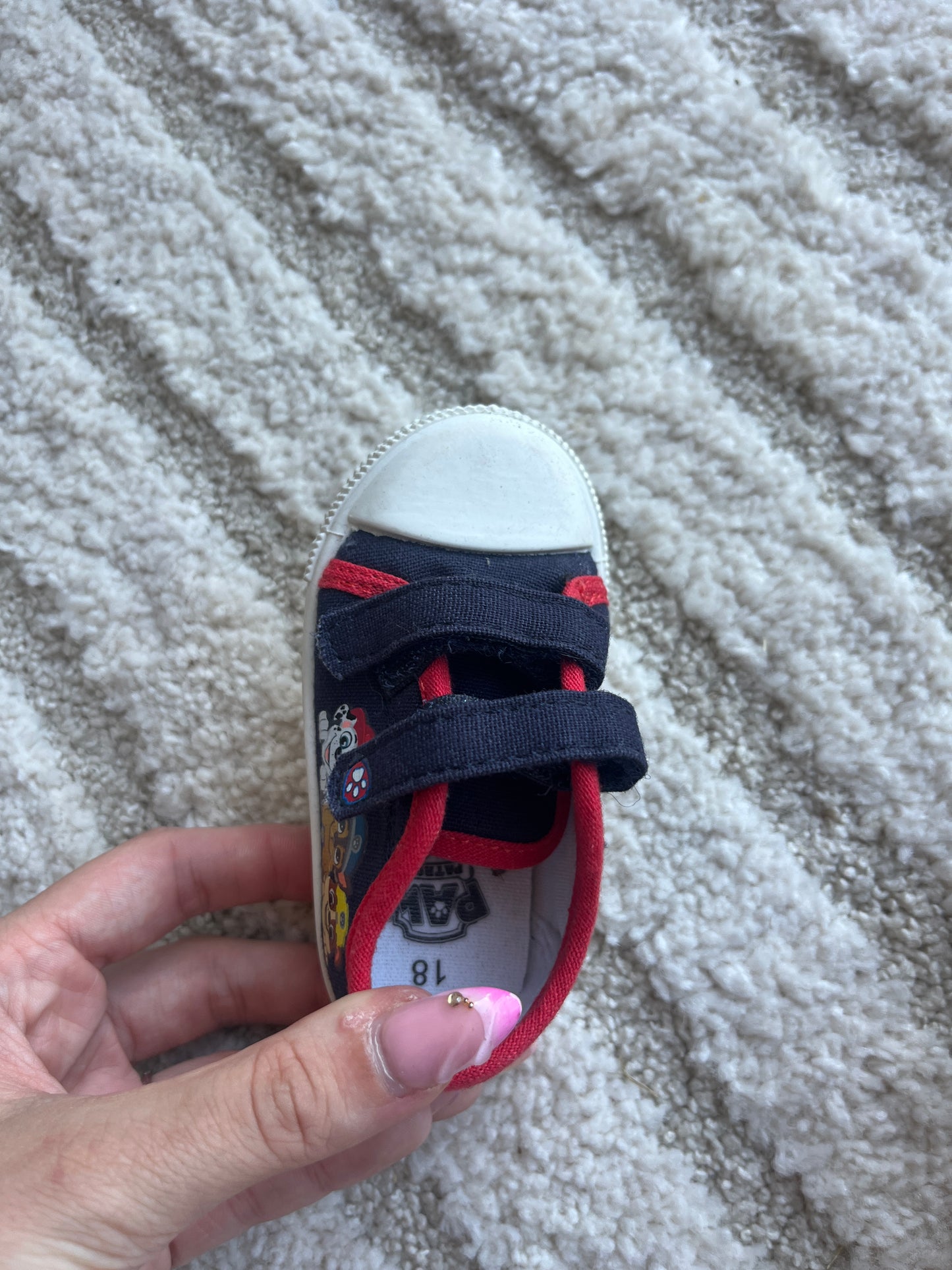 Paire de baskets en tissu Pat Patrouille - Pointure 18