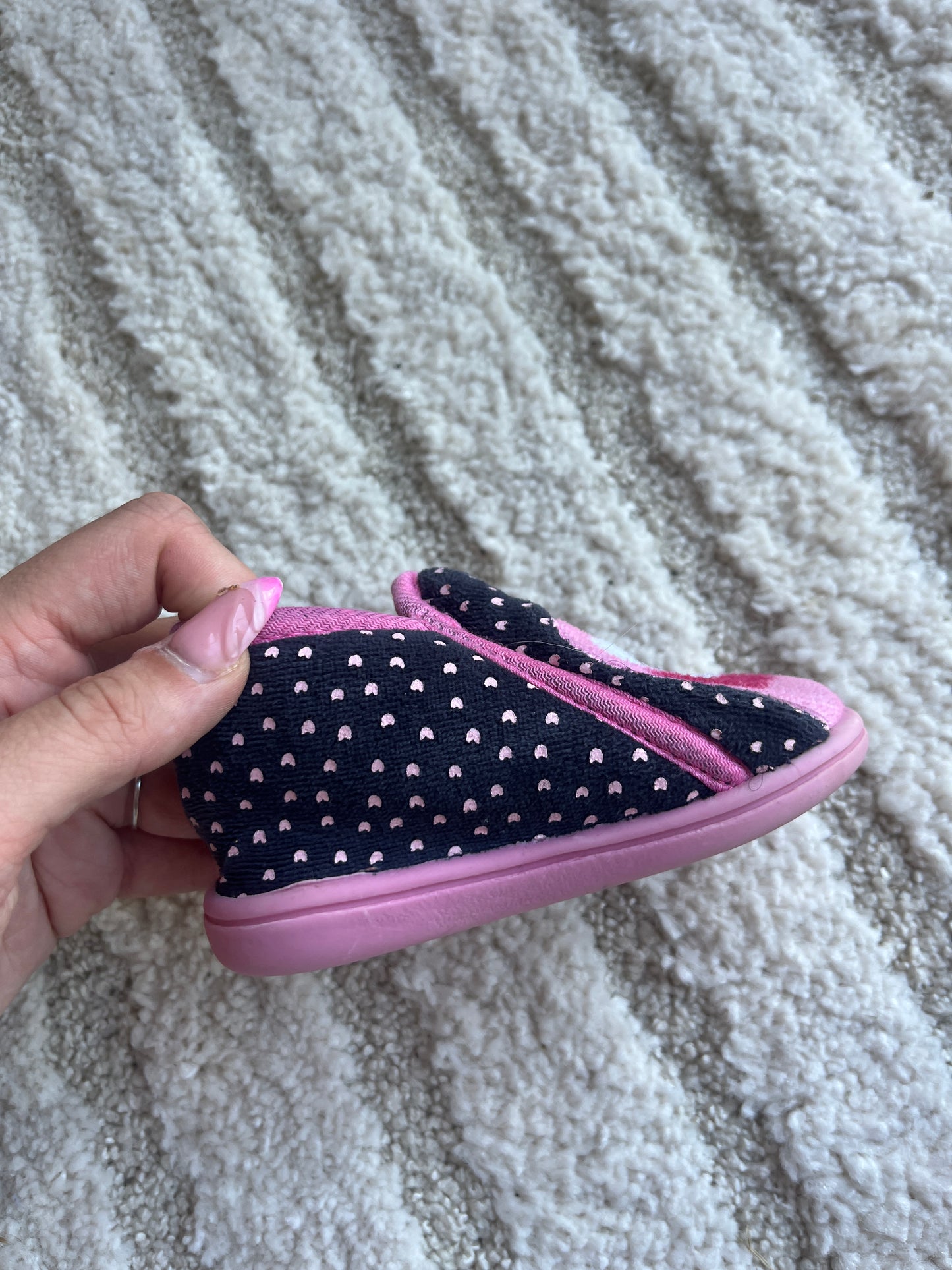 Paire de chaussons avec semelle rigide chouettes DPAM - Pointure 19