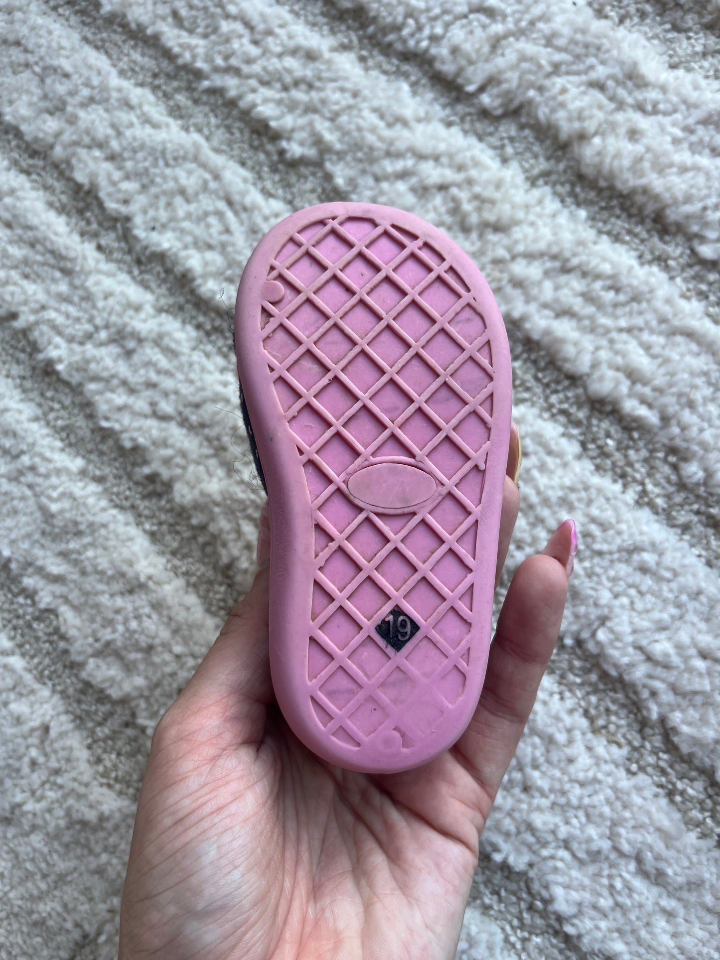 Paire de chaussons avec semelle rigide chouettes DPAM - Pointure 19