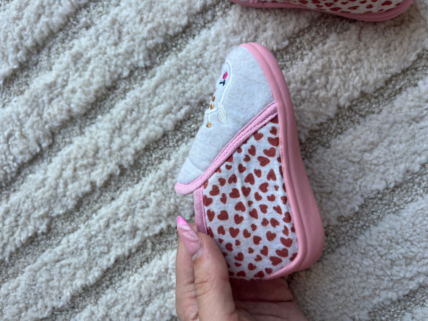 Paire de chaussons avec semelle rigide girafe - Pointure 20