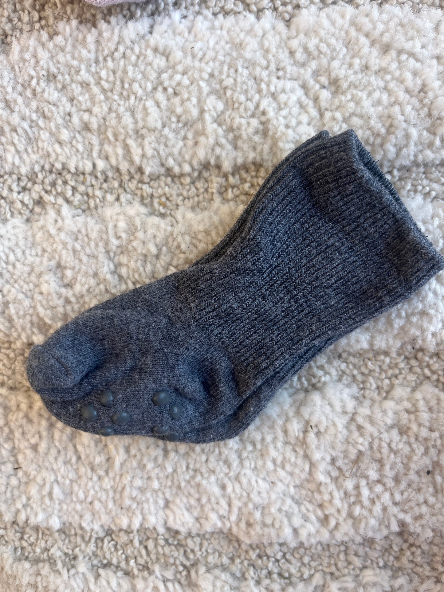 Lot 5 paires de chaussettes anti dérapantes côtelées - 0/3 mois
