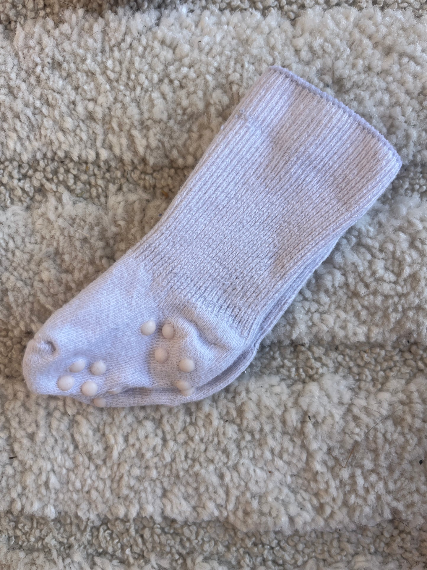 Lot 5 paires de chaussettes anti dérapantes côtelées - 0/3 mois