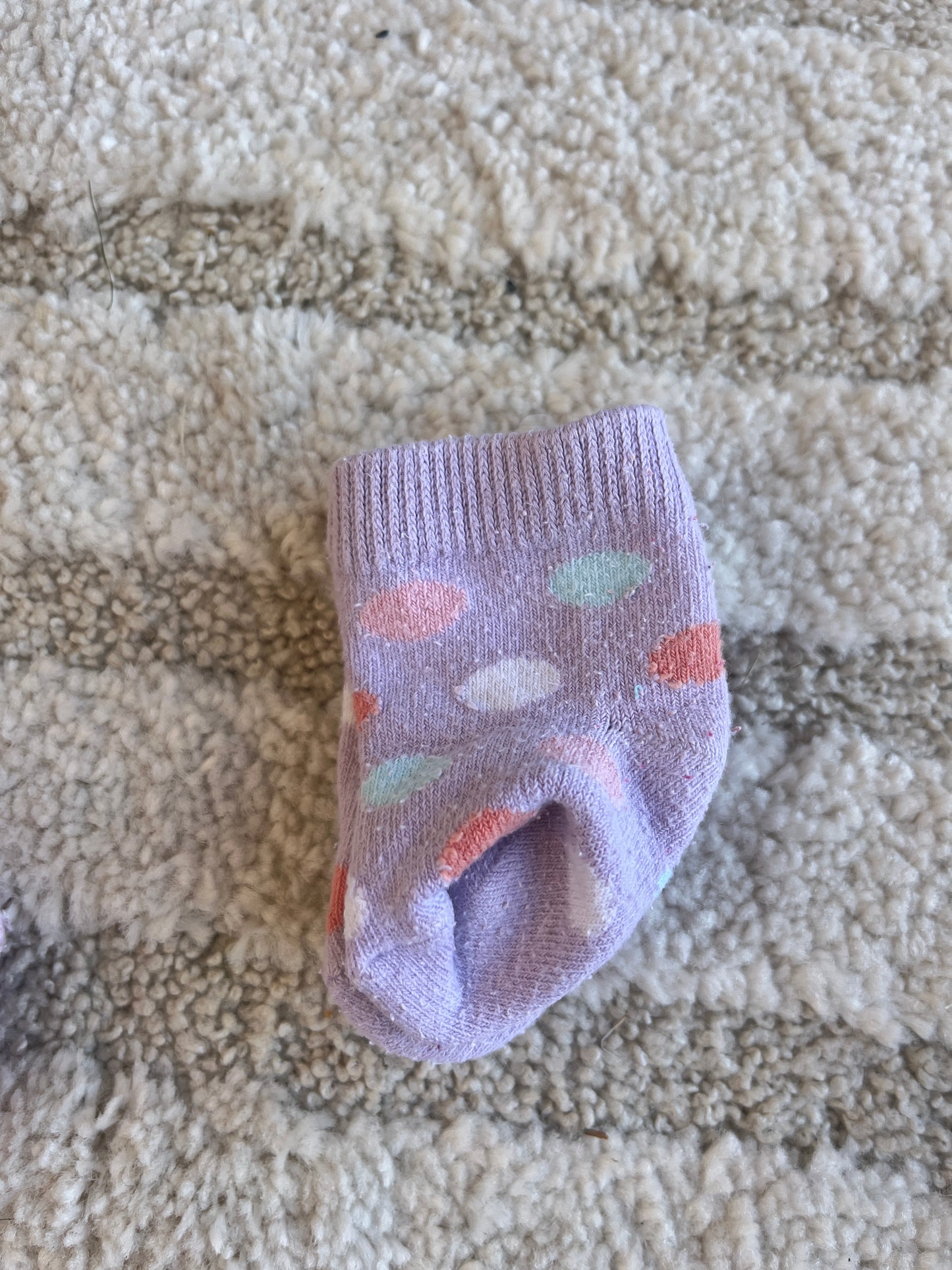 Lot 3 paires de chaussettes rose et violet - 0/6 mois