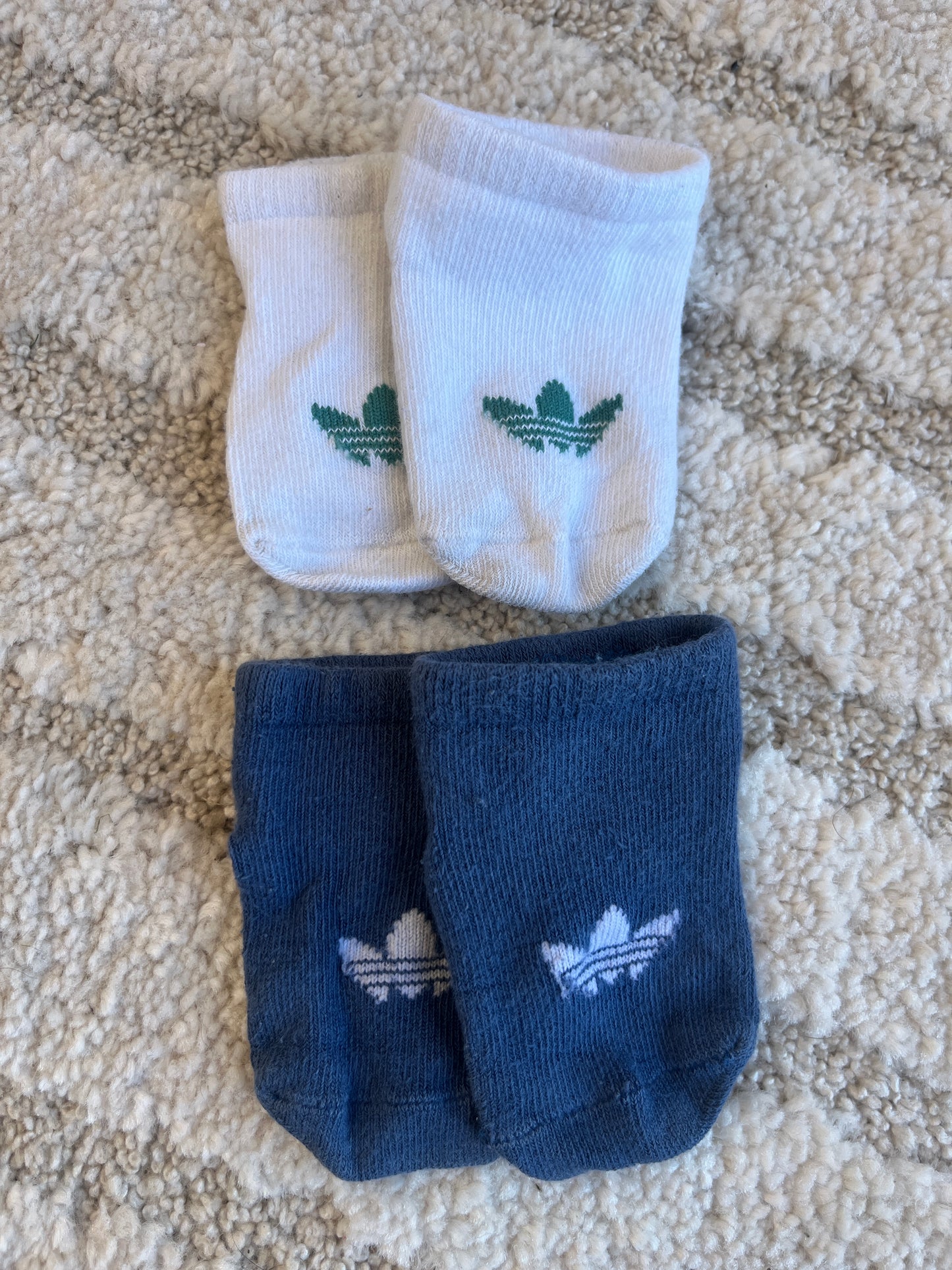 Lot 2 paires de chaussettes Adidas - 0/3 mois