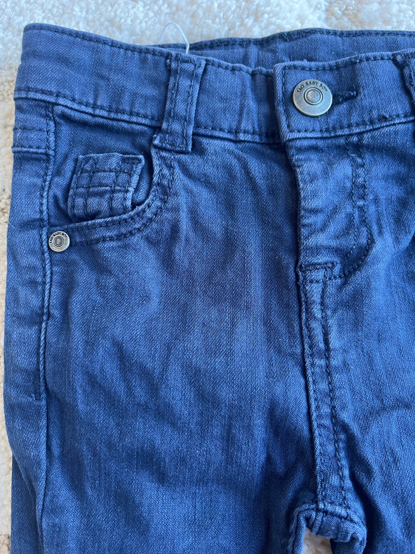 Jean bleu brut « Little sailor » TAO - 9 mois