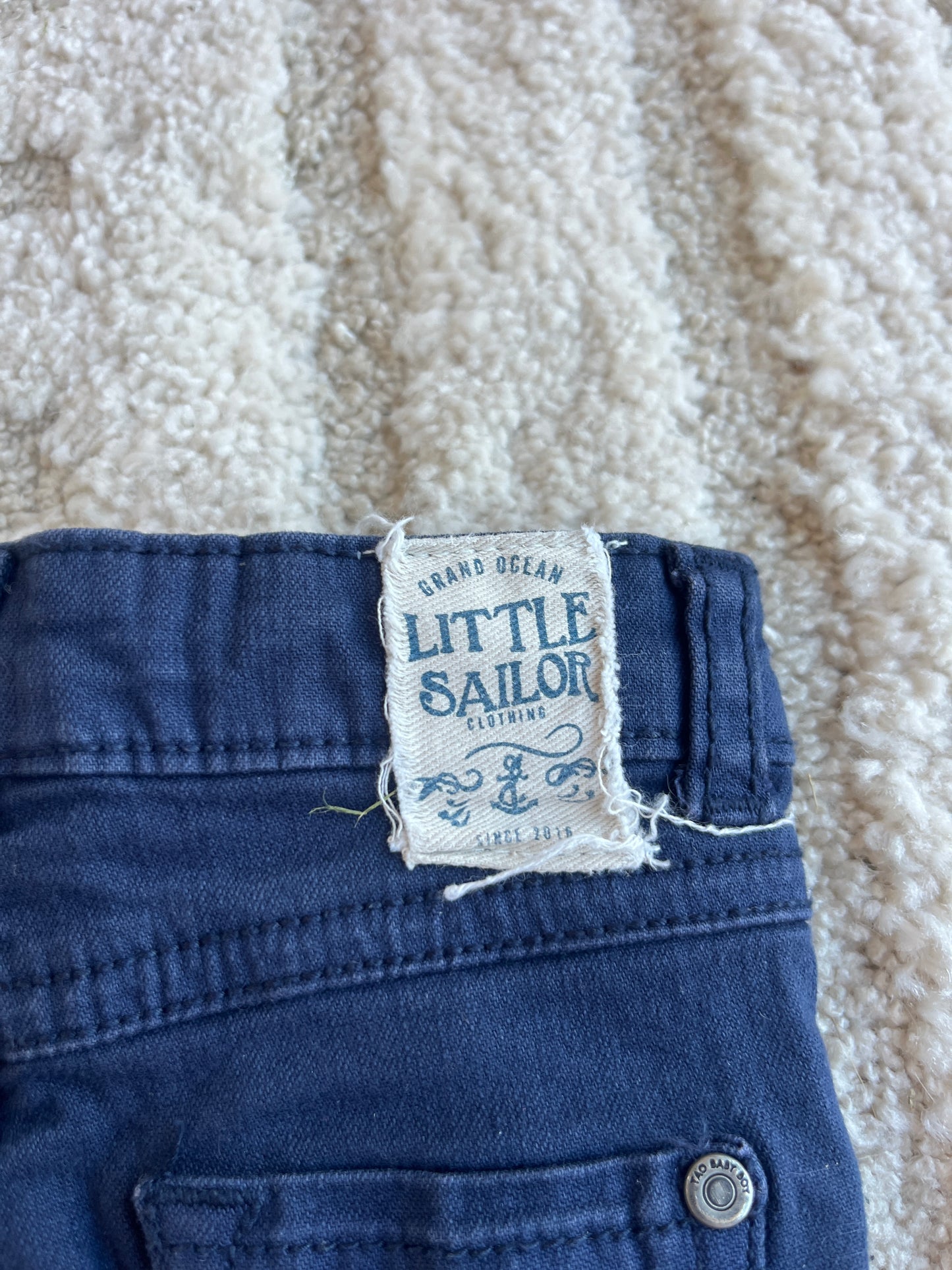 Jean bleu brut « Little sailor » TAO - 9 mois