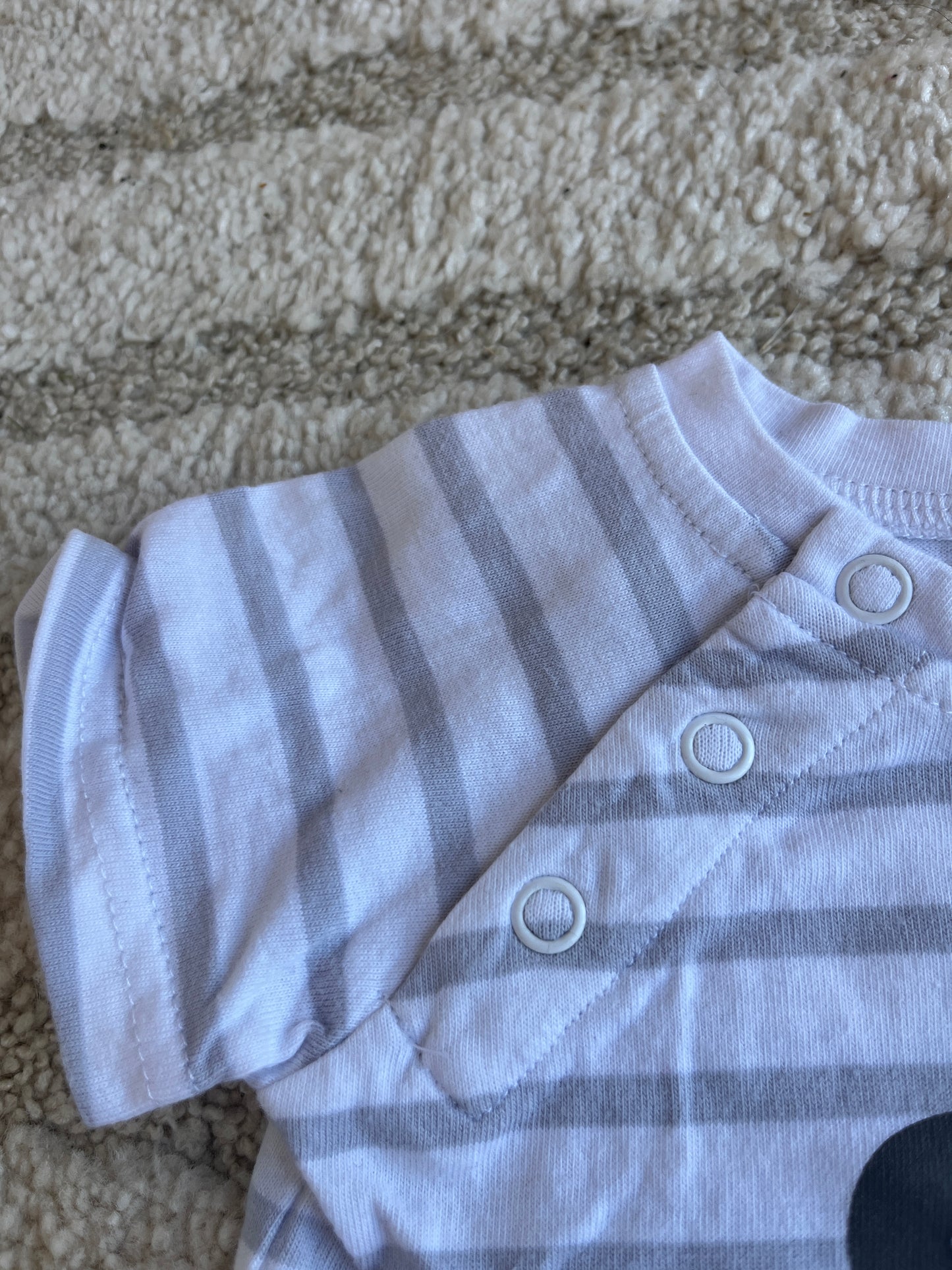 Ensemble haut + short éléphant Sucre d’Orge - 6 mois