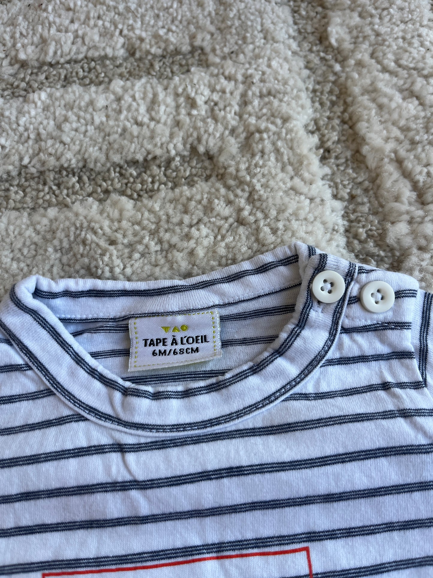 T-shirt à manches courtes « charmeur de père en fils » TAO - 6 mois